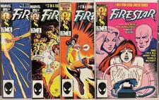 FIRESTAR #1-4 Complete Limited Series Set (1986 Marvel) picture