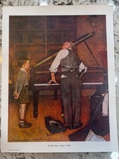 VTG Norman Rockwell Lithograph - TCPC 