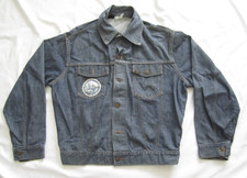 Vtg 60s Roebucks Sears Denim Trucker Jacket Sz L Mystic Seaport Selvedge (MJ112) picture