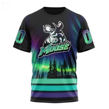 Personalized Manitoba Moose Special Design With Northern Lights Hockey Fans picture