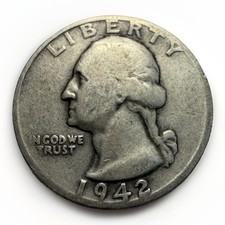 1942-S Washington Silver Quarter (VG) *Lower Mintage Tough Date* picture