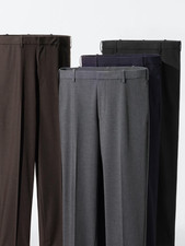 UNIQLO Smart Ankle Pants Gray/Black/Dark Brown/Navy Stretch Men 479349 NWT picture