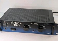 Pyle Pro PT-1200 600w Power Amplifier, TESTED WORKS.  picture