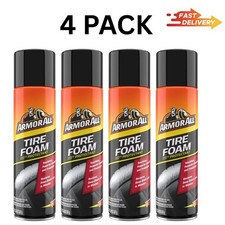 Armor All Tire Foam Protectant 20oz Automotive Spray Pack of 4  picture