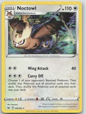Noctowl 144/202 Rare Sword & Shield Pokemon Near Mint picture