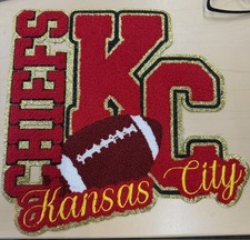 KC Chiefs Iron on Patch 10x10 picture