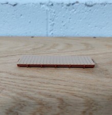 HOn30 Scale 22ft FLAT CAR kit. No trucks/couplers. OXIDE RED. 3D Print. NEW picture