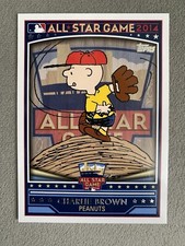 2014 Topps All-Star Game Fanfest Peanuts Charlie Brown baseball card WR-CB picture