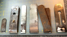 Vintage Plane Blade Lot Rodgers Moulson Peugot Herring Marked Mix Attic Find KN picture