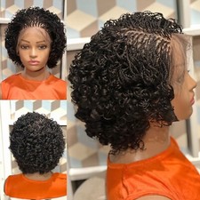 Braided wig: beautiful Handmade braided micro twist wig made on a  full lace wig picture
