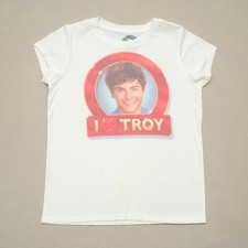 Y2k 2000s Disney Tween I Heart Troy Baby T Shirt Zac Effron High School Musical picture