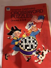 Crossword Puzzles America Celebrates Grades 4-6 Vintage 1975 Whitman picture