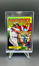Fleer/SkyBox 1998 Dugout Axcess Superheroes Barry Bonds Thor  #1 of 10 SH picture