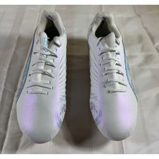 Puma King Ultimate FG/AG Soccer Cleats White Violet 108187-01 Womens 7 picture