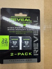 Tactacam Reveal Cellular Camera SD Memory Cards, 32GB, Two-Pack picture