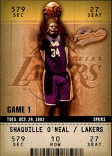 2002-03 Fleer Authentix #84 Shaquille O'Neal - BSK picture