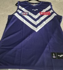 *SIGNED* ALEX PEARCE FREMANTLE FC IN PERSON SIGNED GURNSEY AFL picture