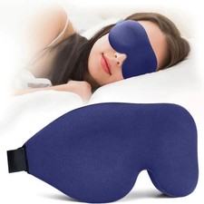 MZOO Luxury Sleep Eye Mask for Side Sleeper Men Women, Zero Eye Pressure 3D Mask picture