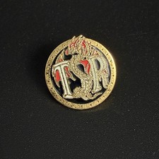 Vintage Dungeons & Dragons TSR Dragon Logo Enamel & Gold Pin 1