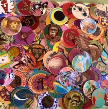 100 VTG 1990s POGs + Four Slammers - Custom Mystery Lot - Rares, Die Cuts & More picture