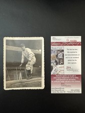 1948 JOE COLLINS Signed Type 1 Photo Snapshot Newark Bears Auto JSA Yankees picture