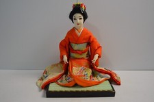 Vintage Ryukyu Ningyo Geisha Doll Kimono Japanese Okinawa Collectible picture