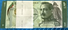 Guatemala Centennial 100 Pieces Bundles Commemorative Quetzales Uncirculated picture