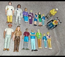  Lot of 15 Vintage Lakeshore Learning Community Block Play Figures picture