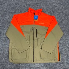 Columbia PHG Ptarmigan Interchange Parka Jacket Men XL Orange Tan 3-in-1 Hunting picture