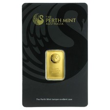 5 gram Gold The Perth Mint Bar (w/ Assay Card) picture