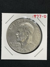 1977-D Eisenhower Dollar Friendly Eagle FS-901 Circulated $1 Coin KM# 203 picture
