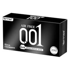 001 Ultra Thin Premium Natural Latex Condoms with Hyaluronic Acid Lube 10 Pack picture