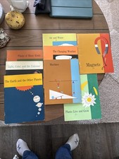 Vintage 1966s Basic Science Education Series Weather Magnets Plants Book Lot 8 picture