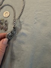 Brighton Silver Necklace and Earring Set picture