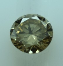 0.61 carat 100% Natural Round Brilliant Cut Diamond  VS1-SI2 FANCY COGNAC BEAUTY picture