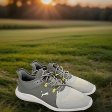 PUMA IGNITE Fasten8 Golf Shoes Men’s 11 Gray Silver Spikeless 193000-06 picture