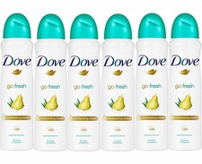 Dove Go Fresh Pear & Aloe Antiperspirant Deodorant Spray 150 ml 5.07 Oz 6 Pack picture