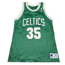 VTG CHAMPION BOSTON CELTICS REGGIE LEWIS SZ 44 GREEN BASKETBALL JERSEY (40) picture