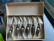 6 Sterling silver corn cob holders still in the box picture