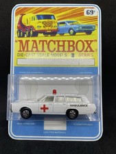 Lesney Matchbox 55 Custom SF Wheels Mercury Ambulance Blister Pack picture