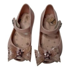 Mini Melissa Girl's Ultragirl Star Toddler Ballet Flats. Size 7. picture
