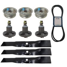 Deck Kit Blades Belt Pulleys Spindles GY20684 GX21395 GY21099 GY20629 GY20867 picture