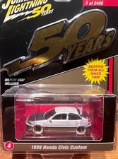 JOHNNY LIGHTNING JLCP7197 50th ANNIVERSARY 1998 Honda Civic Custom 1/64 CHASE picture