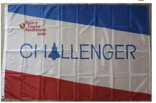 NASA Space Shuttle Challenger 4x6 Nylon Flag Rare Collectible Authentic Official picture