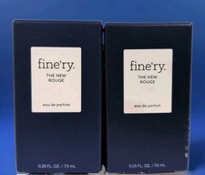 Fine’ry New Rouge Mini EDP Body Perfume Lot Of 2 0.25 FL/7.5 ML picture