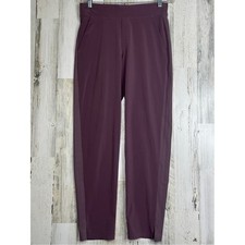 Athleta Plum Zip-Front Active Pants Women Size 6 picture