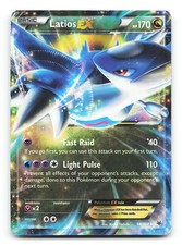 Latios EX 58/108 Roaring Skies Holo Ultra Rare Pokemon Card MP picture
