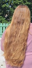 Raw unprocessed virgin hair. Smoke free. Not dyed. Strawberry blonde/copper. picture
