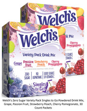 Welch’s Zero Sugar Drink Mix Variety Pack 2pk 30 Ct Singles To Go picture