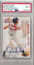 DEREK JETER PSA DNA SIGNED 1994 TED WILLIAMS ROOKIE CARD #124 AUTO MINT 9 picture